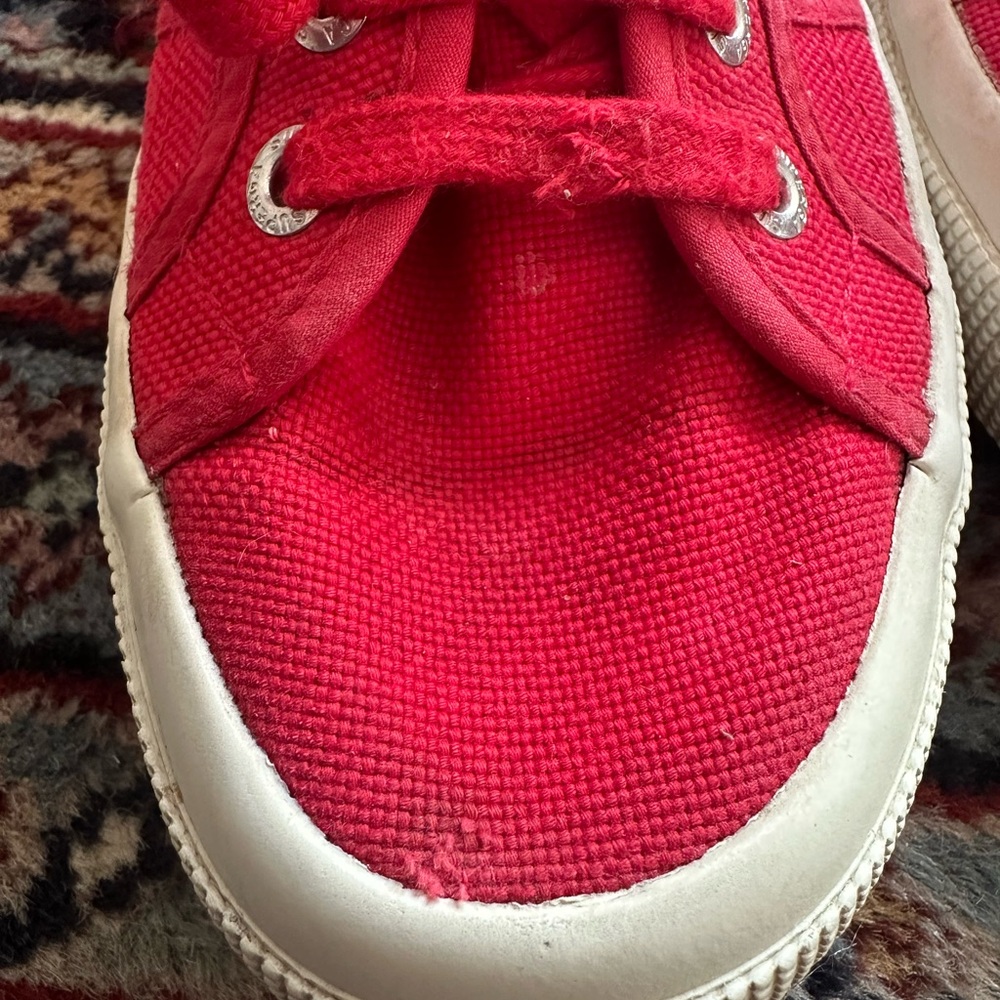 SUPERGA Red 2750 Cotu Classic Sneakers - Picture 10 of 12